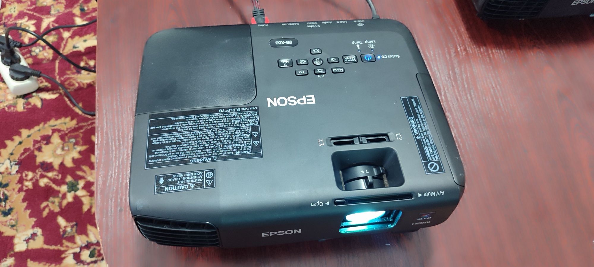Проектор Epson EB-X03 пробег 84 час. Сатылымда 3 штук бар.