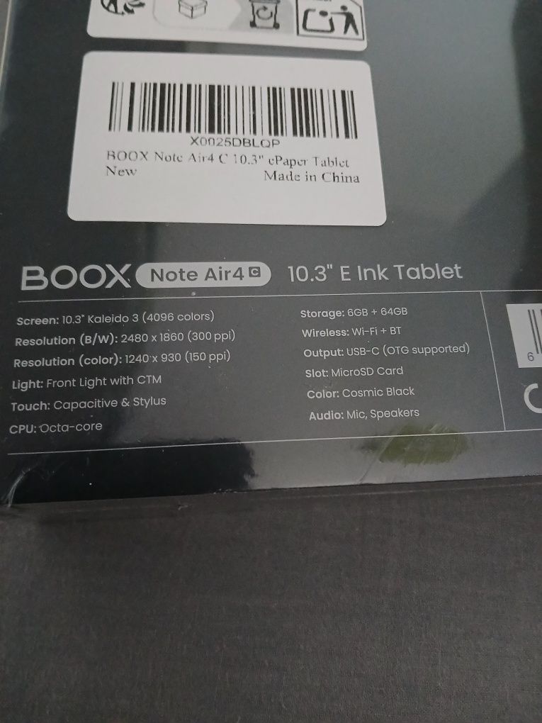 Onyx boox note air4c