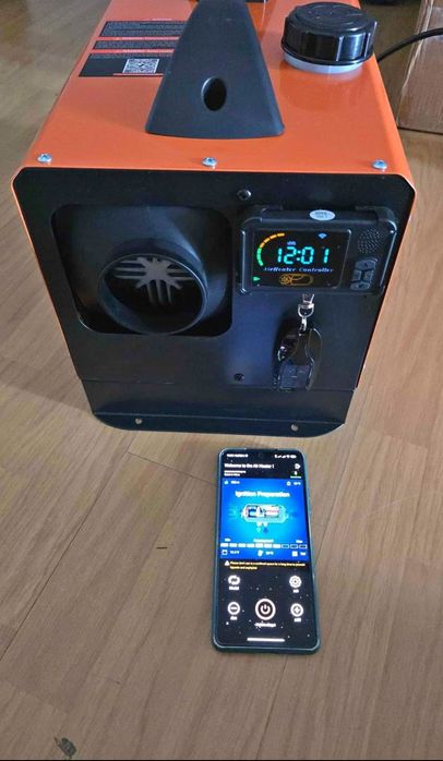 Webasto Sirocou Încălzitoare Vevor 8 kw la 12 V wireless