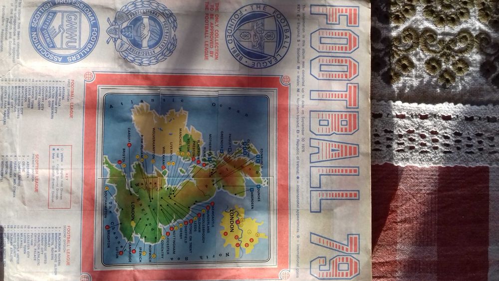 Футболен албум Panini 1979 --"ПРОМОЦИЯ"