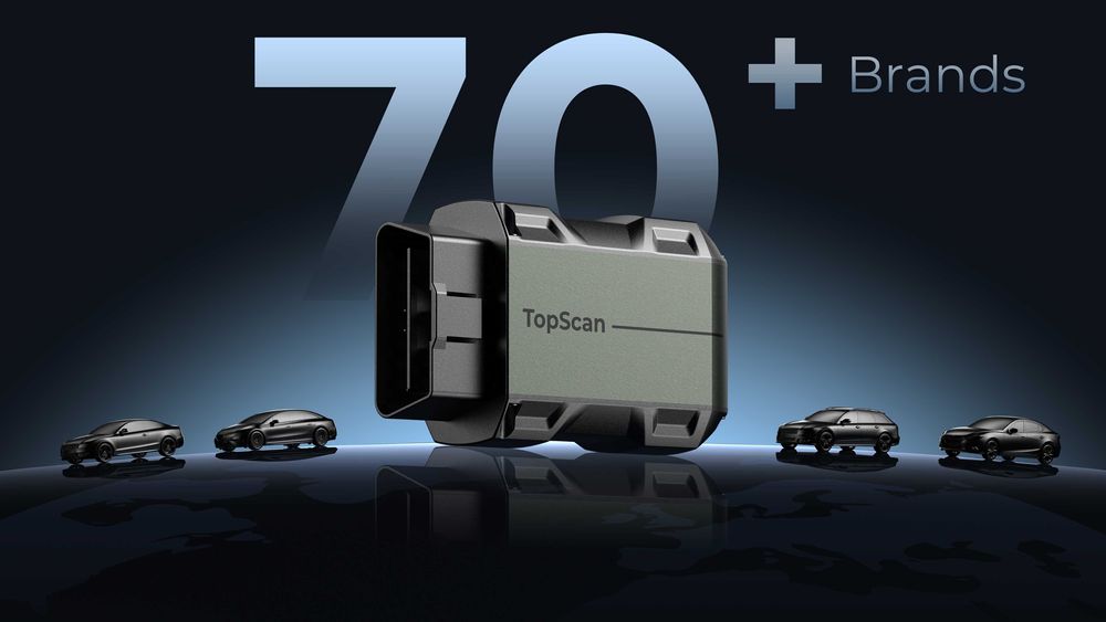 Автодиагностика на БЪЛГАРСКИ Topscan PRO, 13 ресет функции, НЕ СПИРА!!