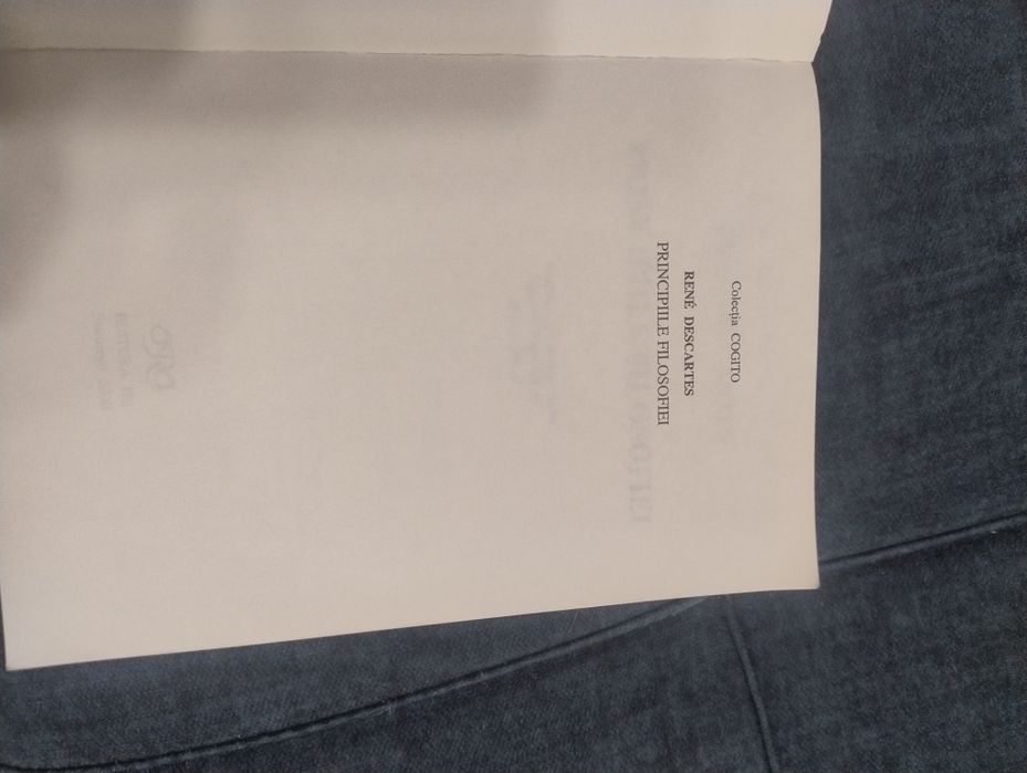 Rene Descartes Principiile filozofiei