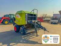 Claas ROLLANT 350 ROTOCUT, presa cu tocator pentru baloti rotunzi, pe plasa, an 2010, cu telecomanda, adusa din FRANTA