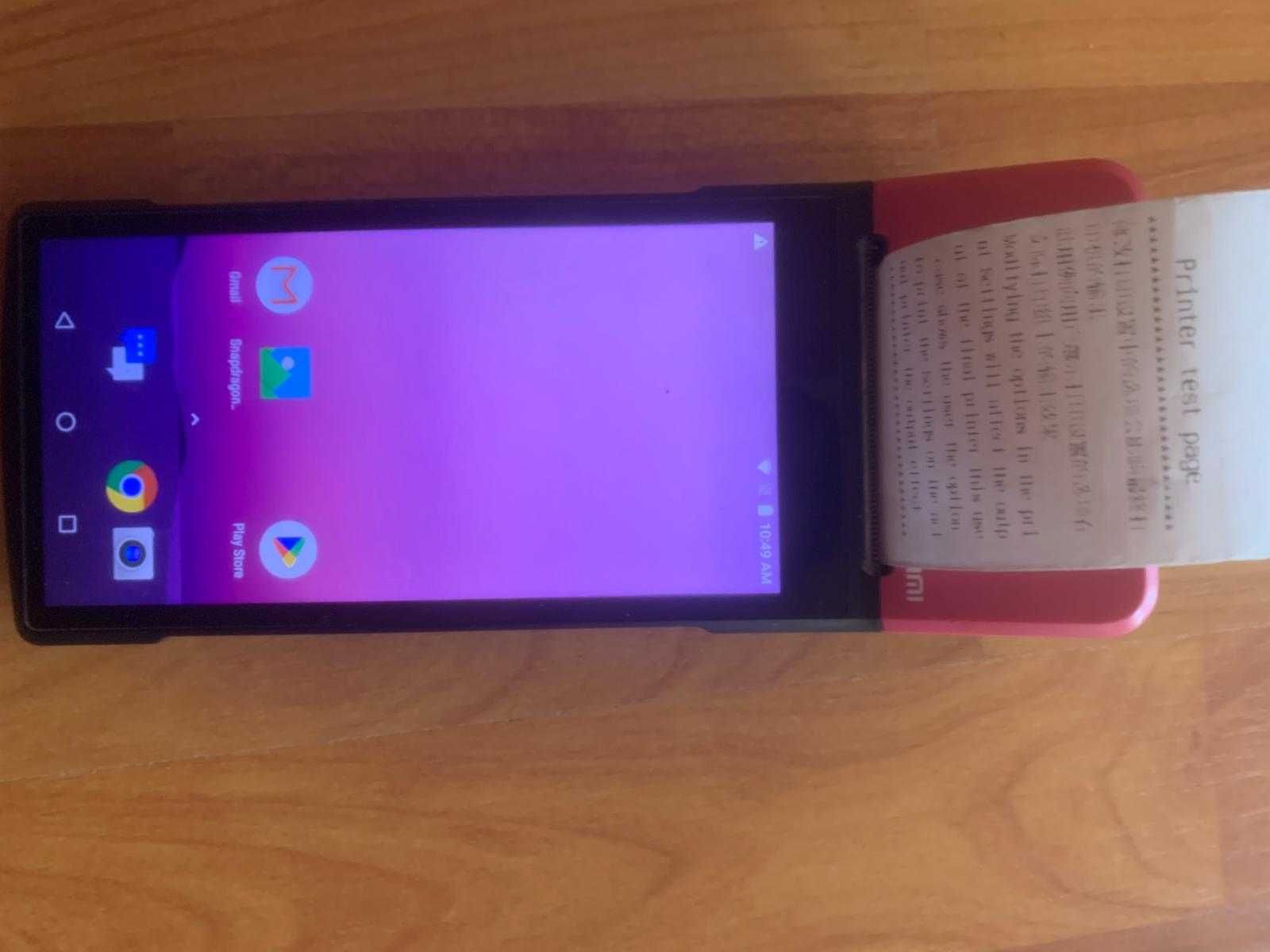 Terminal mobil SUNMI V2 PRO , camera, 4G, 1GB RAM, printer incorporat