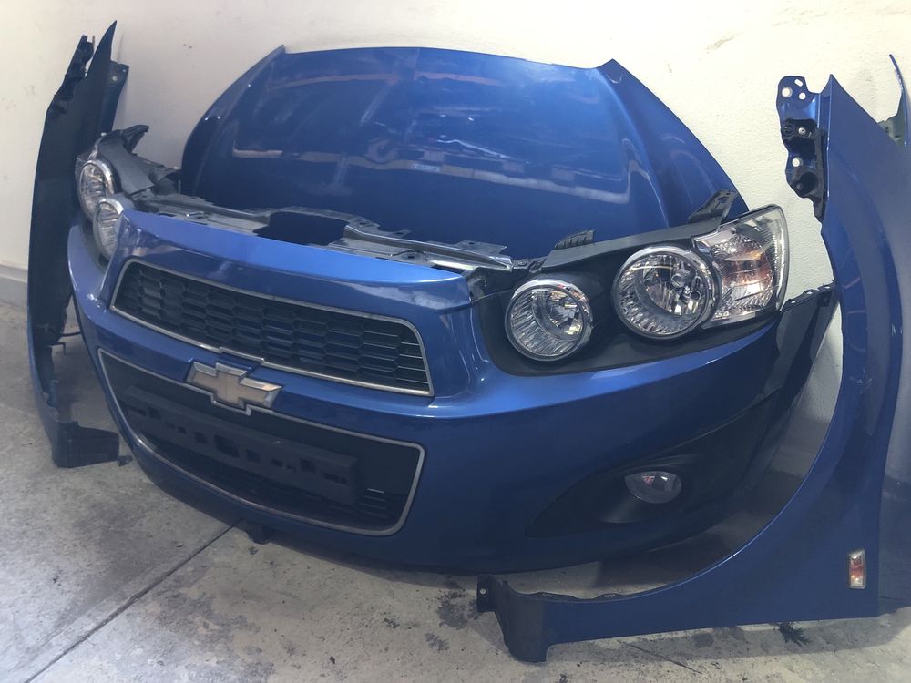 Fata completa Chevrolet Aveo t300 2012-2017 bara capota far aripa