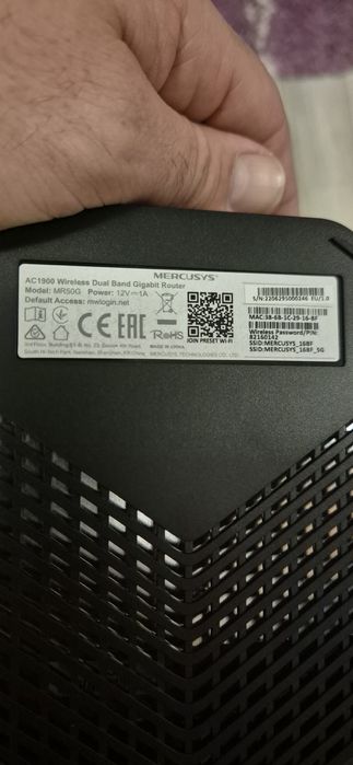 Router Wireless Mercusys MR50G
Prima pagina » Retelistica » Routere Wi