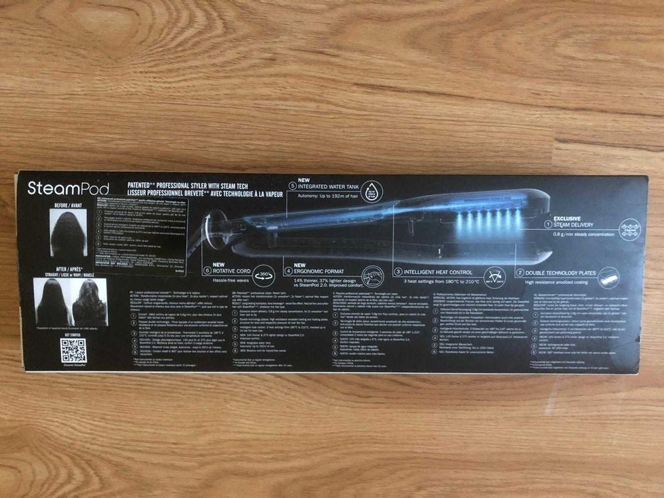 Placa de indreptat parul L’Oréal Professionnel Steam Pod 3.0 la cutie