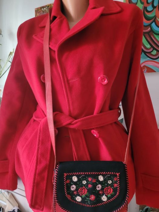 Pardesiu damă original Max Mara cașmir 100%
