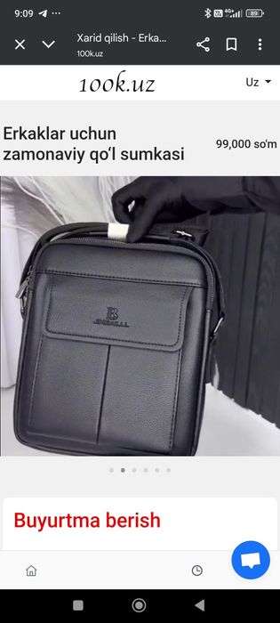 Erkaklar uchun zamonaviy qo‘l sumkasi

 Erkaklar uchun zamonaviy qo‘l