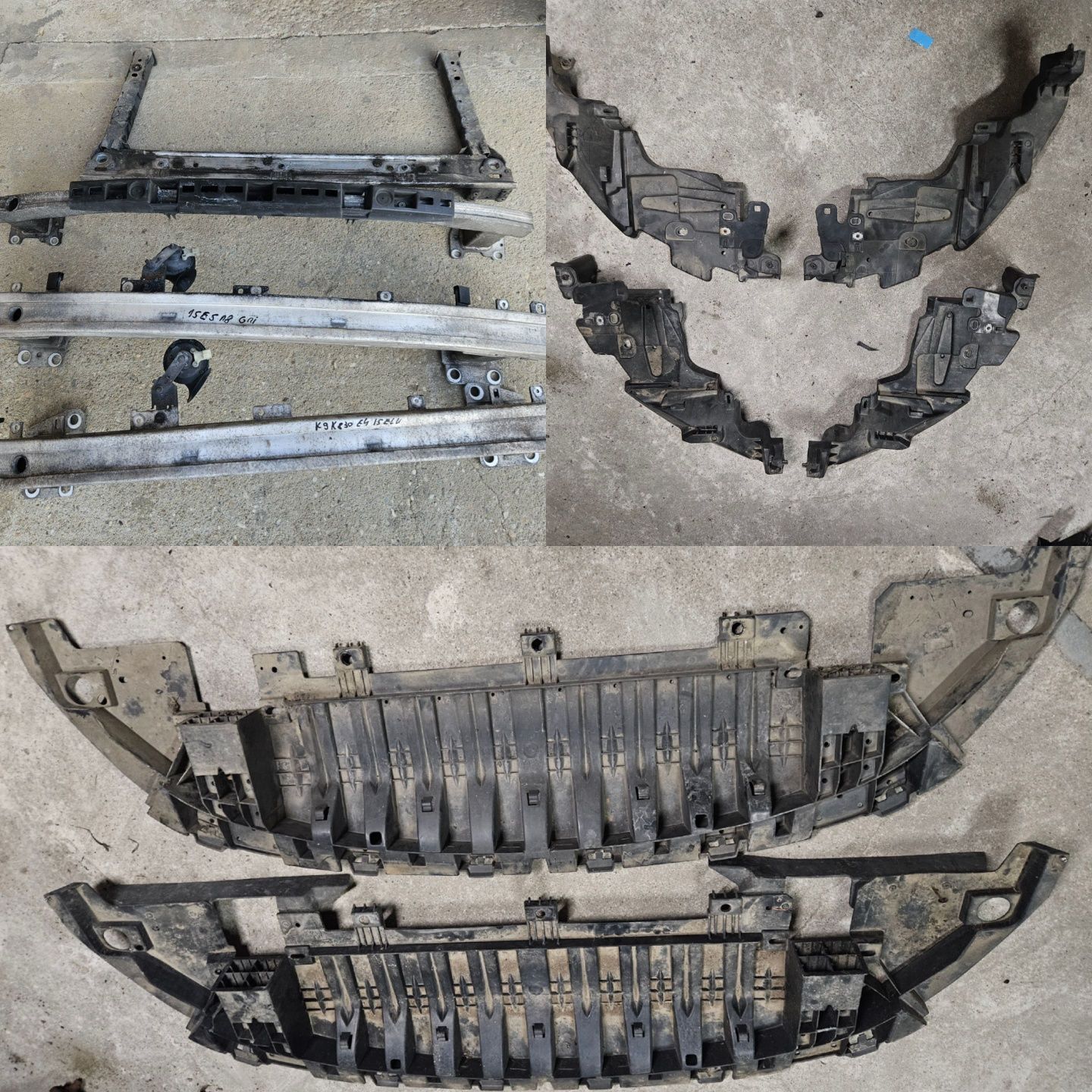 Scut motor bara Suporti faruri Intaritura cadru armatura Megane 3