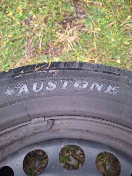 Vând jante de tabla cu cauciucuri 5x112 r16