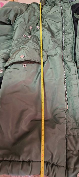 Дамска парка с естествен косъм