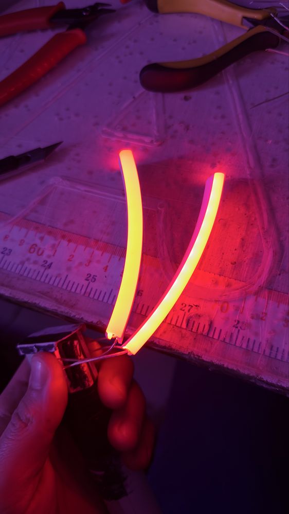 Neon flex 8mm 12V, гибкий неон 8мм, неоновая лента 12вольт