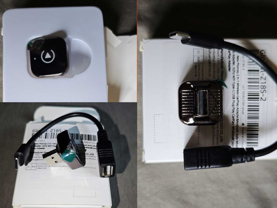 Adaptor auto wireless (5g) Android Auto/ Car Play 2in1