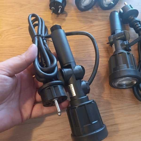 LED градински прожектори с колче, 5W, 4 бр/к-кт