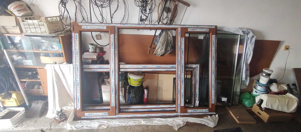 PVC дограма VIVA plast златен дъб