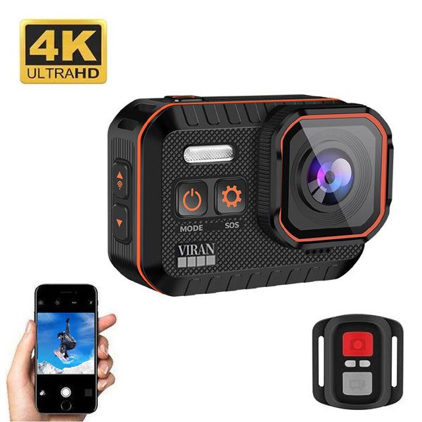 Екшън камера VIRAN SC002 - 4K С 60FPS И WIFI /SPK060/