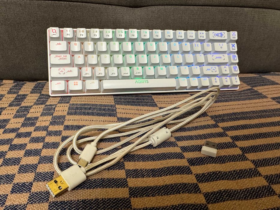 Tastatură gaming Aqirys Mira - White