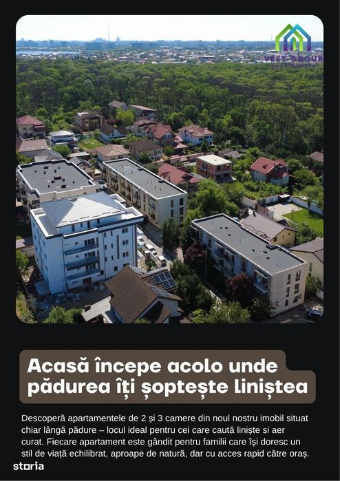 Apartament 3 camere langa padurea Chiajna Direct Dezvoltator MIlitari