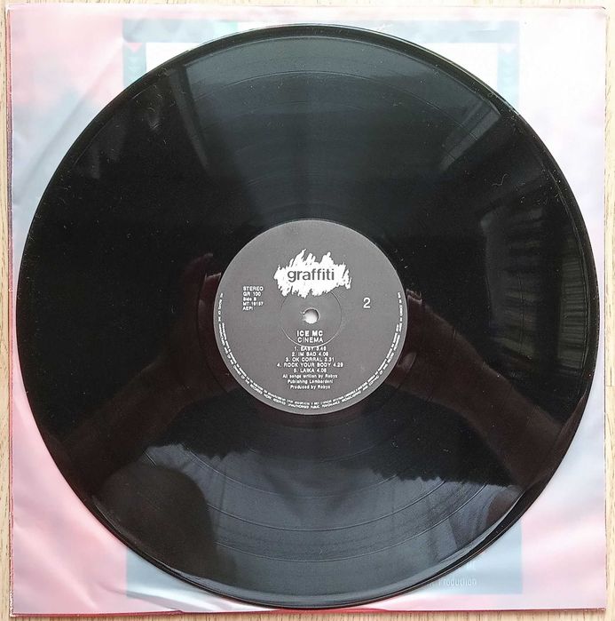 disc vinil LP ICE MC - Cinema (1990)