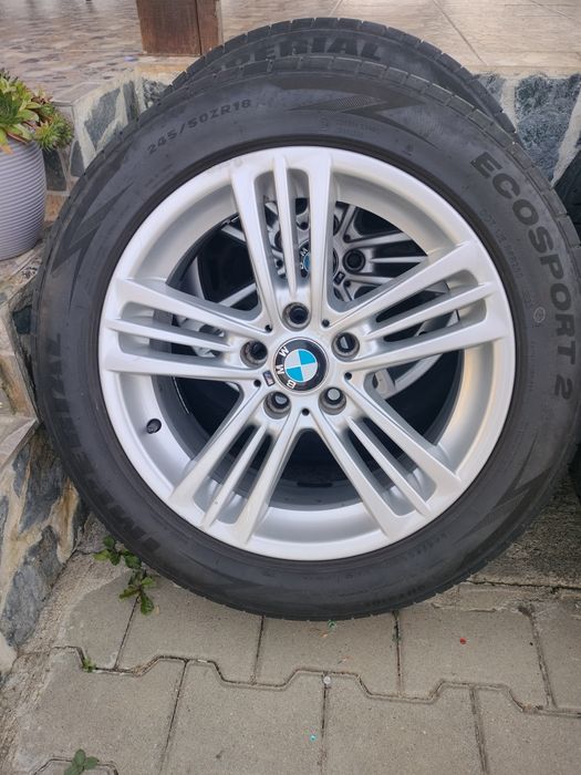 Vând roti BMW,cu cauciucuri foarte bune, 7 mm,dot 2023