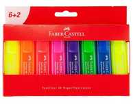 Faber-Castell Textliner 46 Суперфлуоресцентни цветове, 6+2 броя маркер