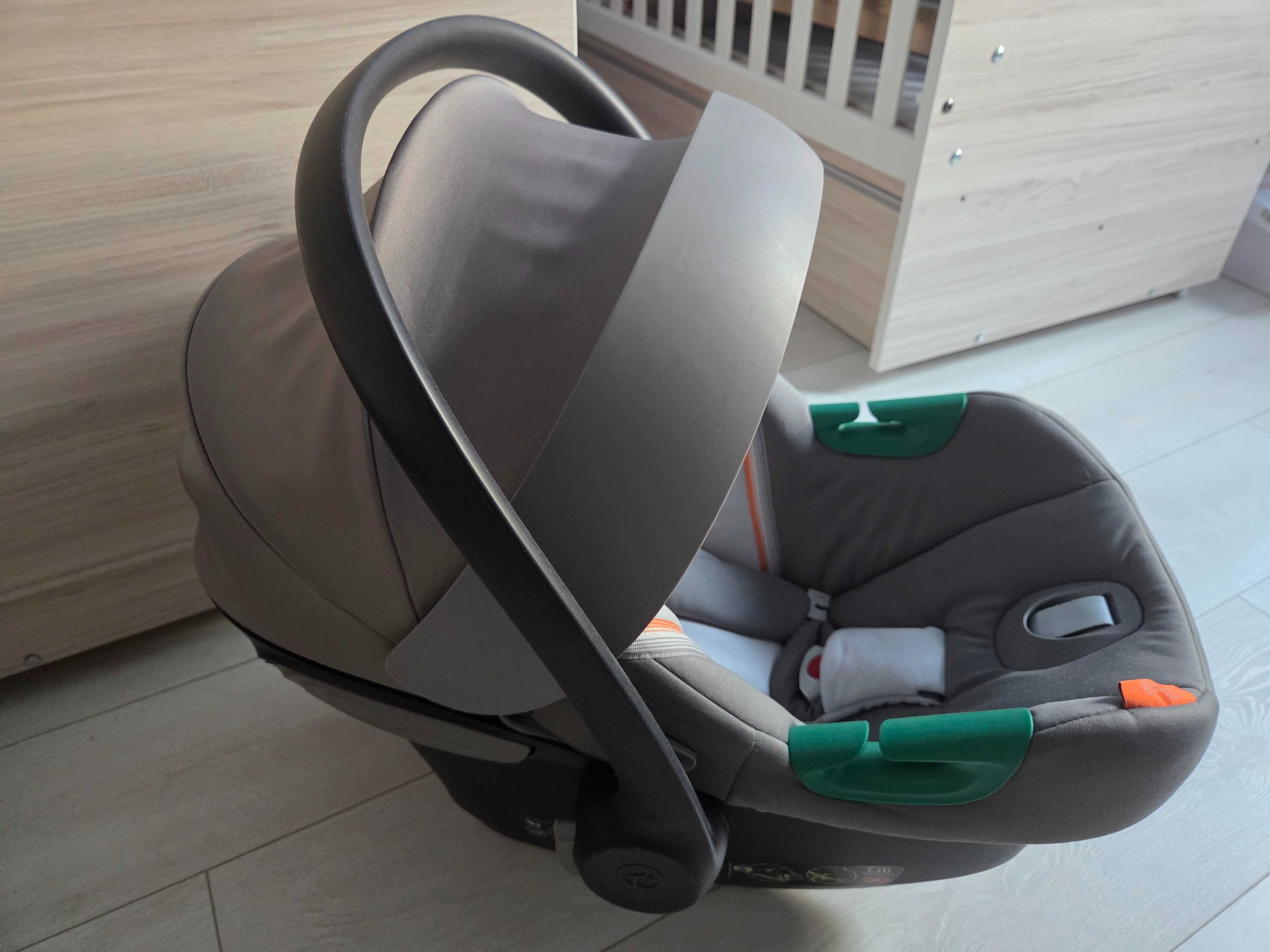 Cybex Столчета (х2) за кола Aton S2 i-Size (0-13 кг.) Lava Grey
