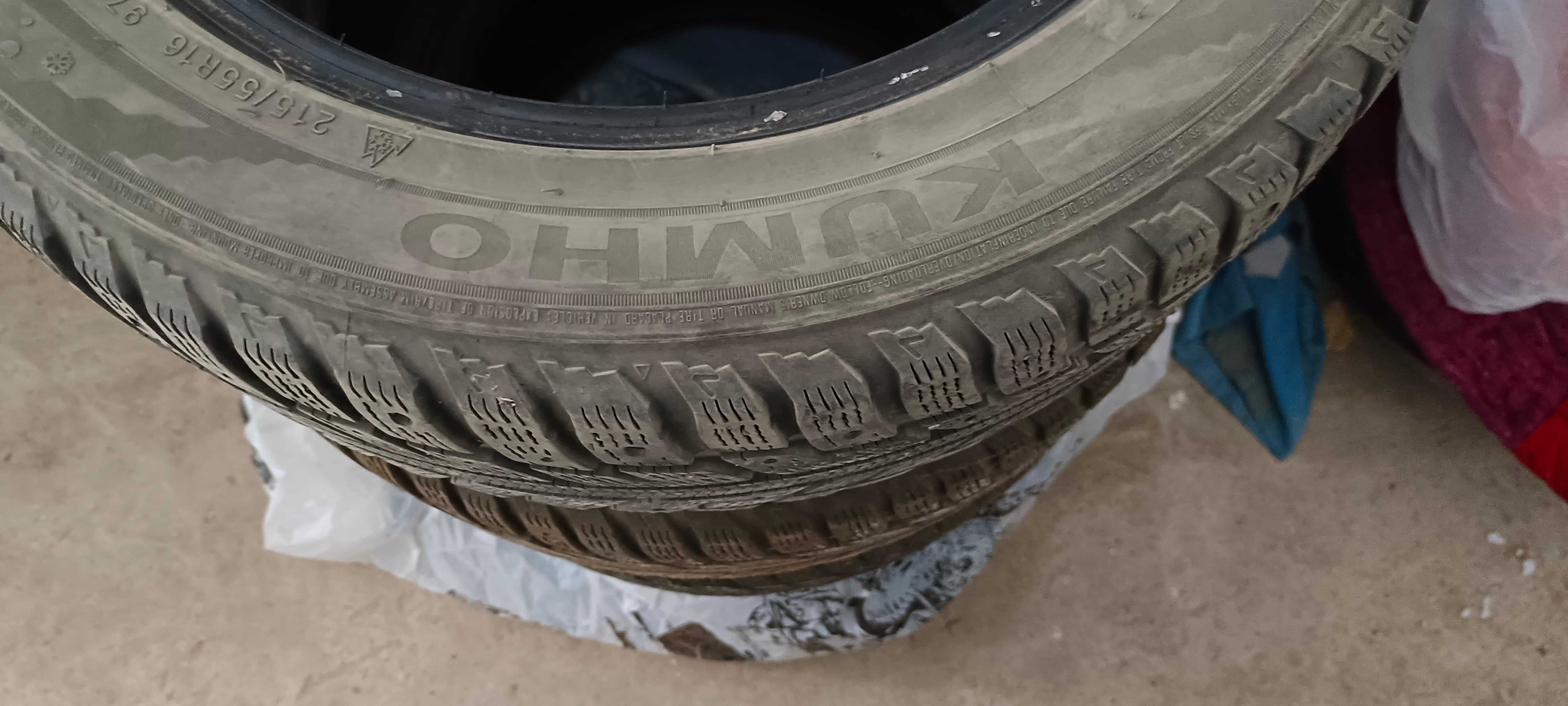 215 55 R16  Kumho , липучки