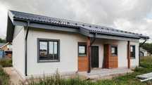 Casa, garaje auto, containere pe structura metalica si panou sandwich