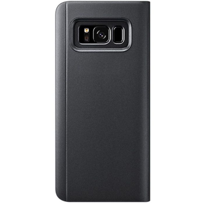 Husa de protectie Clear View Standing Samsung Galaxy S8 Plus Black