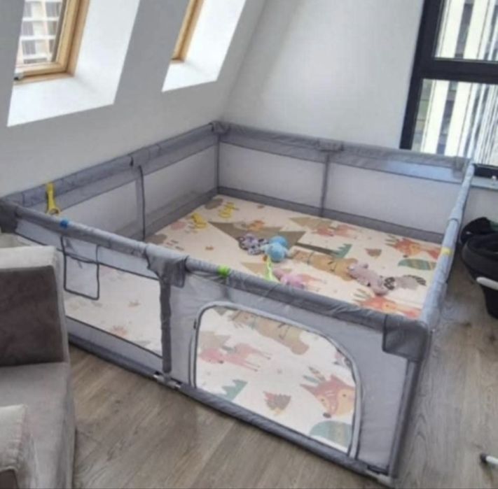 Кошара за игра със килимче 180см х 200см