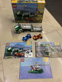 Lego Creator Trabsportator mașini de curse -31113