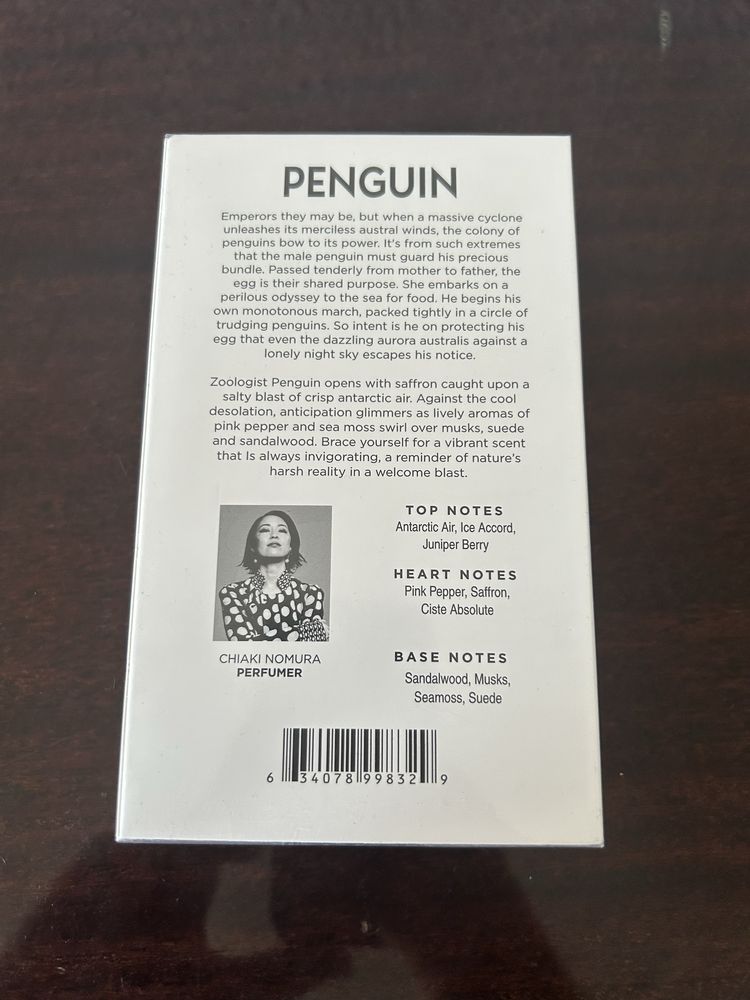 Zoologist Penguin – Parfum rar, ediție de colecție, 60ml