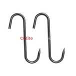 Set 2 carlige macelar 23cm, Ø10 mm, inox