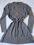 Rochie de toamna-iarna, calduroasa, din material fin si elastic