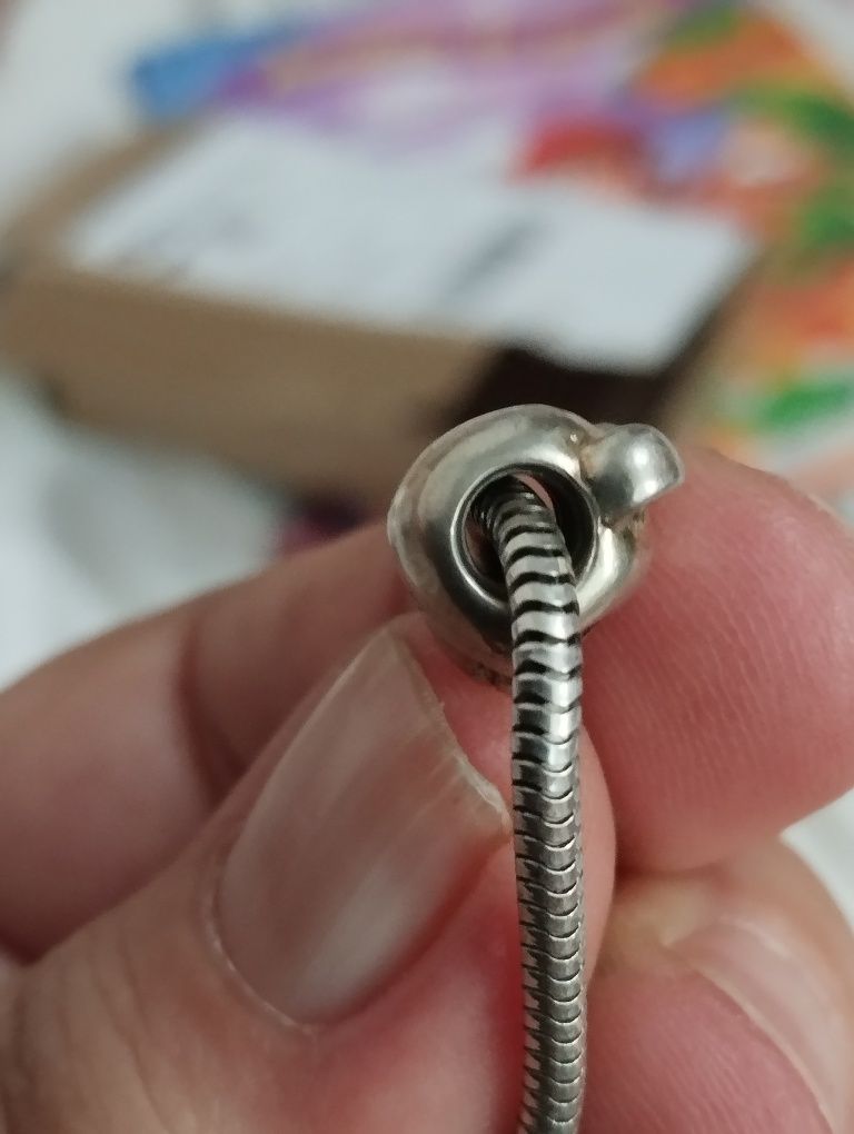 Charm din argint Pandora original urs panda
