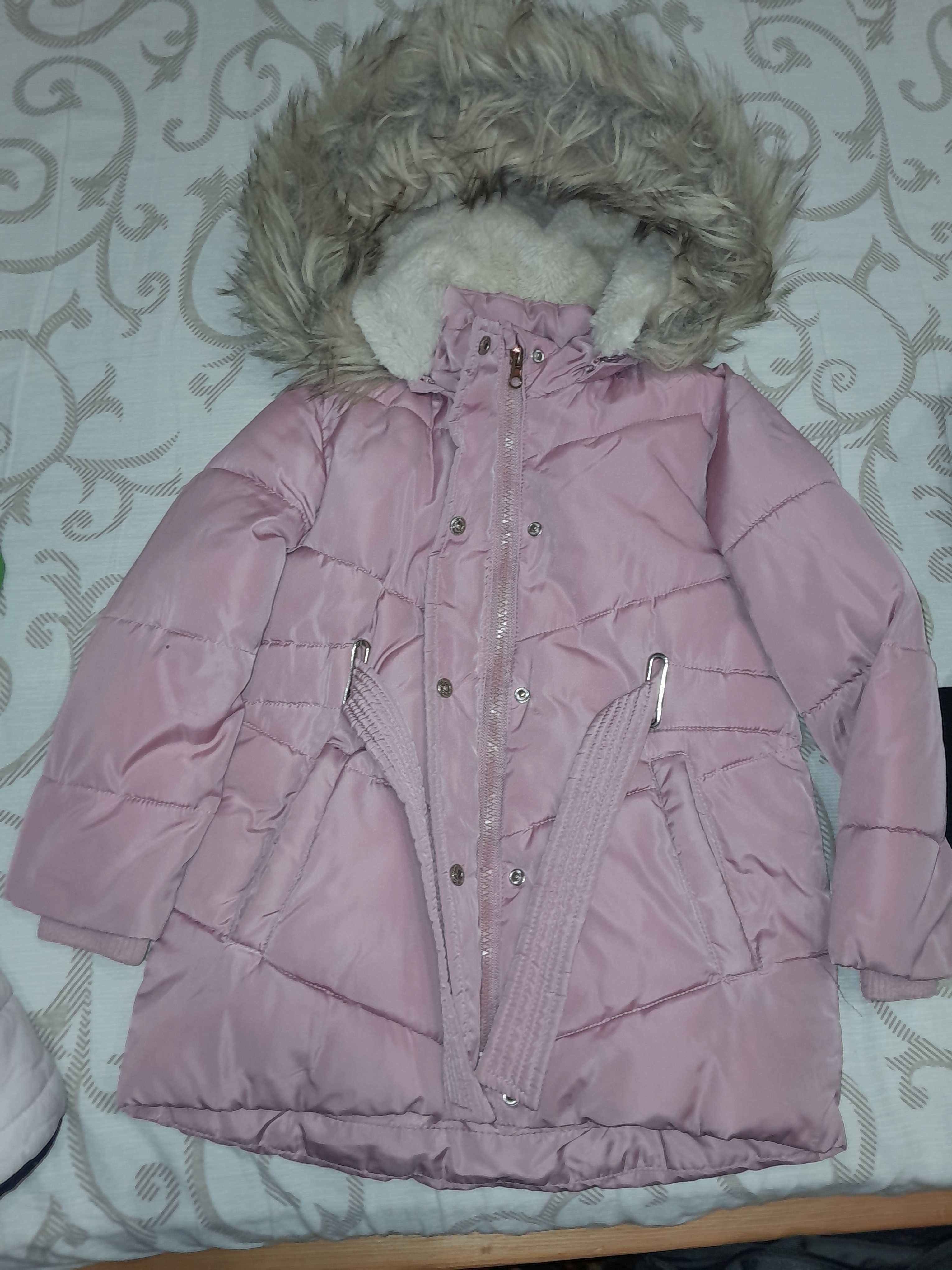 Зимно яке момиче 4-5 (110см)