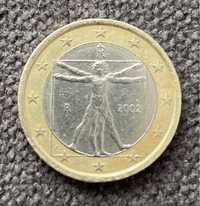 Vând monedă de colecție 1 euro 2002 R Italia Leonardo da Vinci
