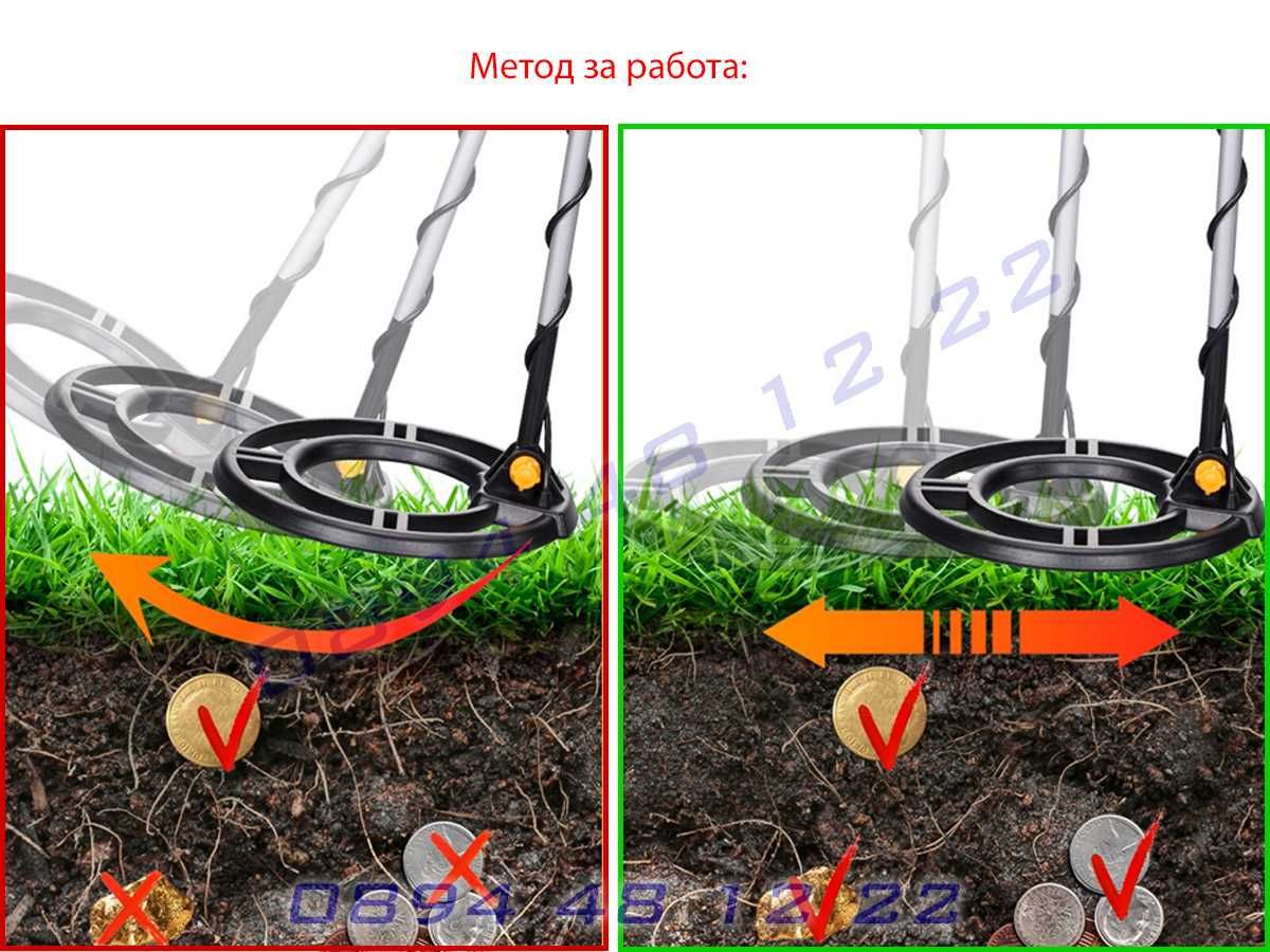 Металдетектор Металотърсач Метал Детектор Сонда Злато Залатотърсач