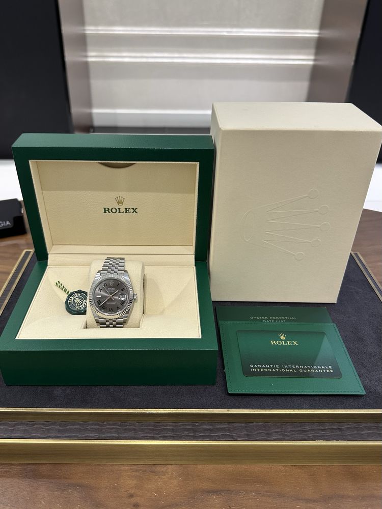 NEW Rolex Datejust 41mm Steel and White Gold 126334 WIM