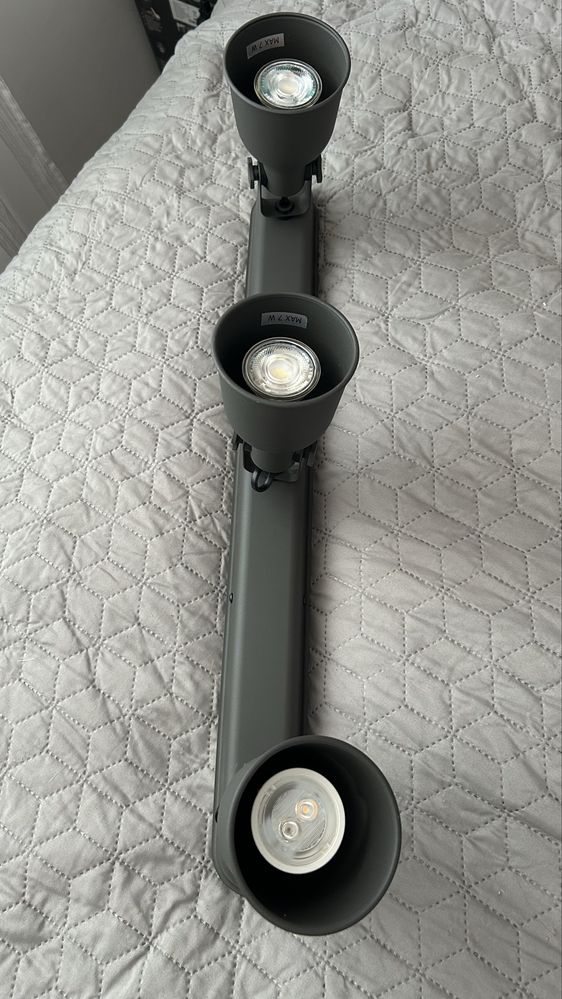 Лампа за таван с включени 3 бр. LED крушки