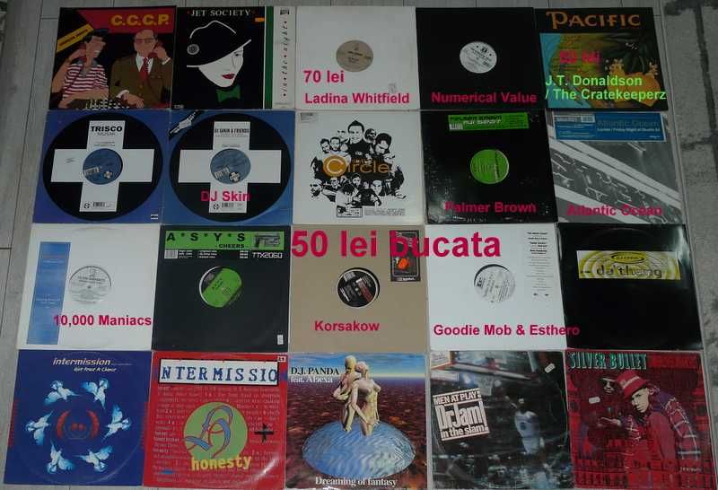 vinil maxi single Pet Shop Boys,Falco,Black Box,Fancy,Madonna,techno