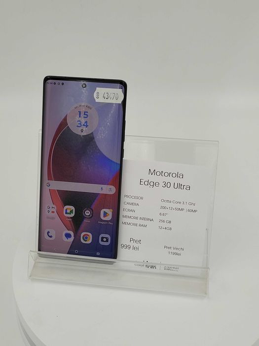 Motorola Edge 30 Ultra 256GB 12GB+4GB Garantie 24 Luni CashBox