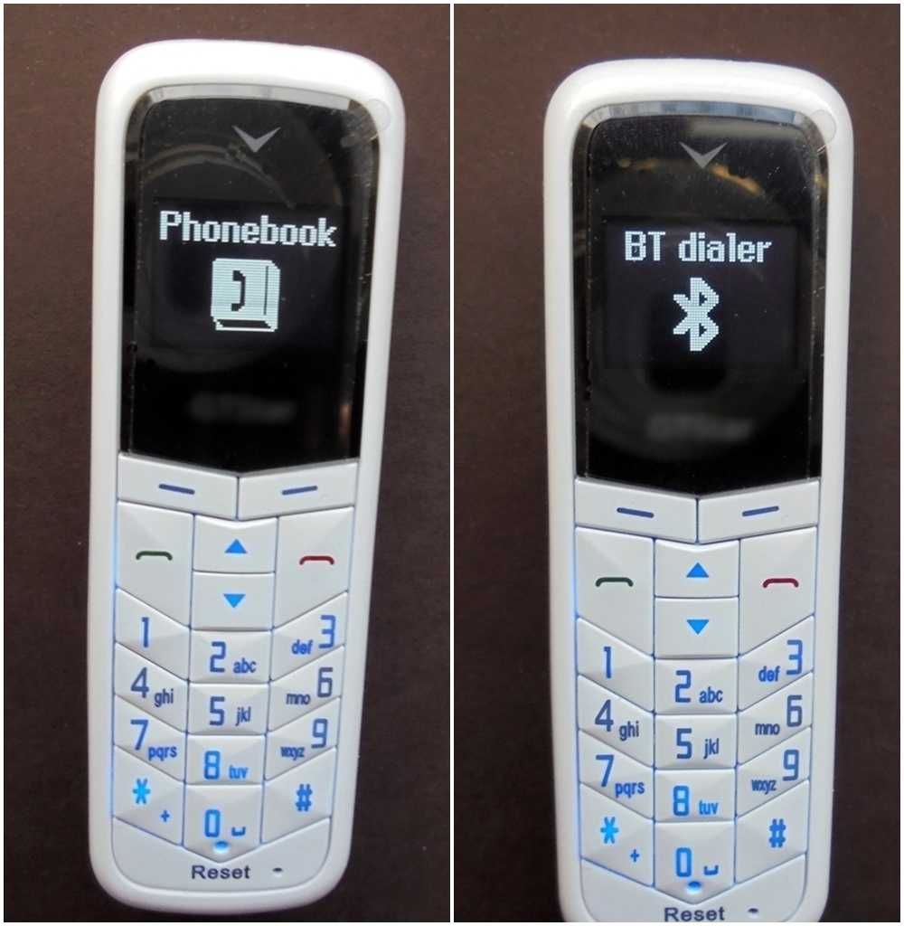 Mini Telefon Alb|SIM, Casca Bluetooth,Sintetizator|
