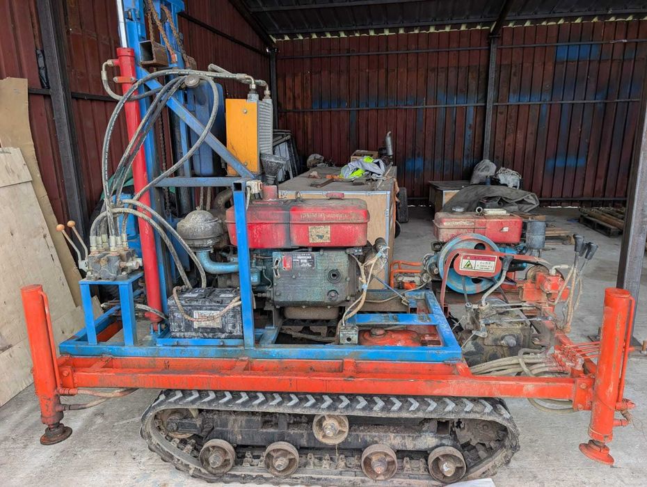 Utilaj de forat apă SUNMOY HC300D–SH + 150 m prăjini + 5 sape diferite