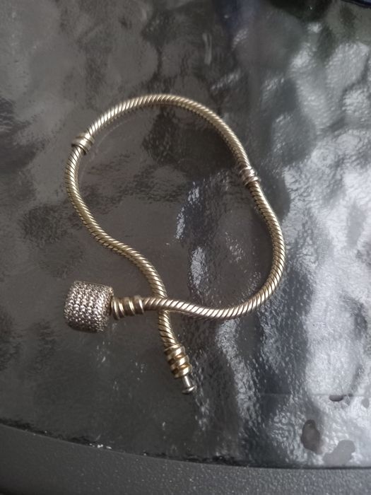 Brăţară din argint 925, cu zirconiu cubic transparent, Pandora