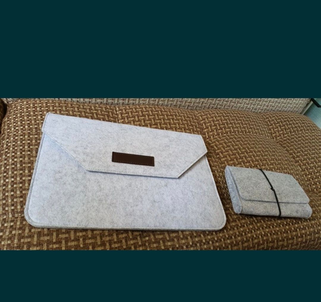Чехол сумка драповая для macbook pro 13,3 и 14с отдельным чехлом для б