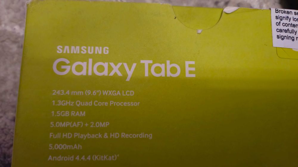 Tableta Samsung Galaxy Tab E