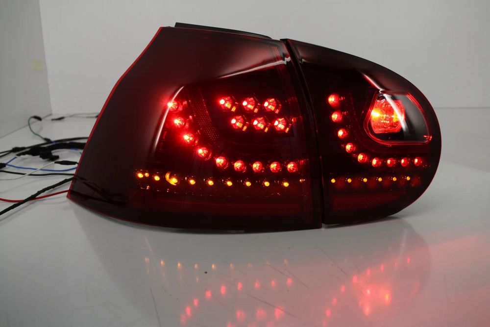 Stopuri LED compatibil cu VW Golf V 5 (2004-2009) Rosu Inchis