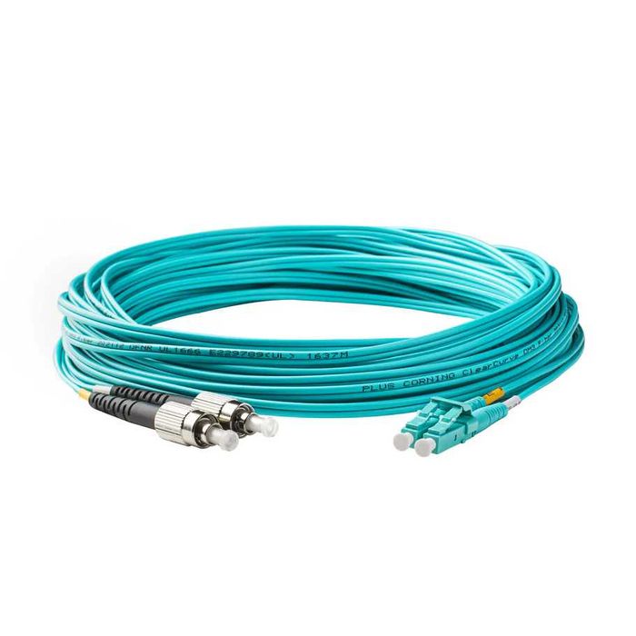 Cablu patch fibră optică 80m duplex multimod SpeedyFiberTX OM4 FC LC